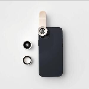 Clip-On Phone Camera Lens- Stone White - heyday